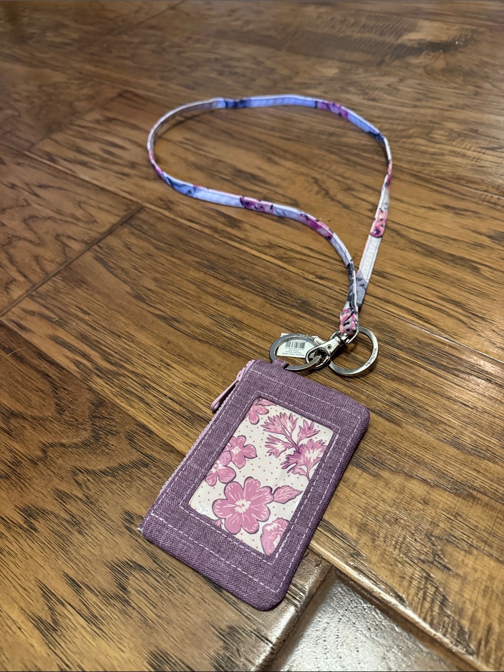 Vera Bradley card holder and lanyard